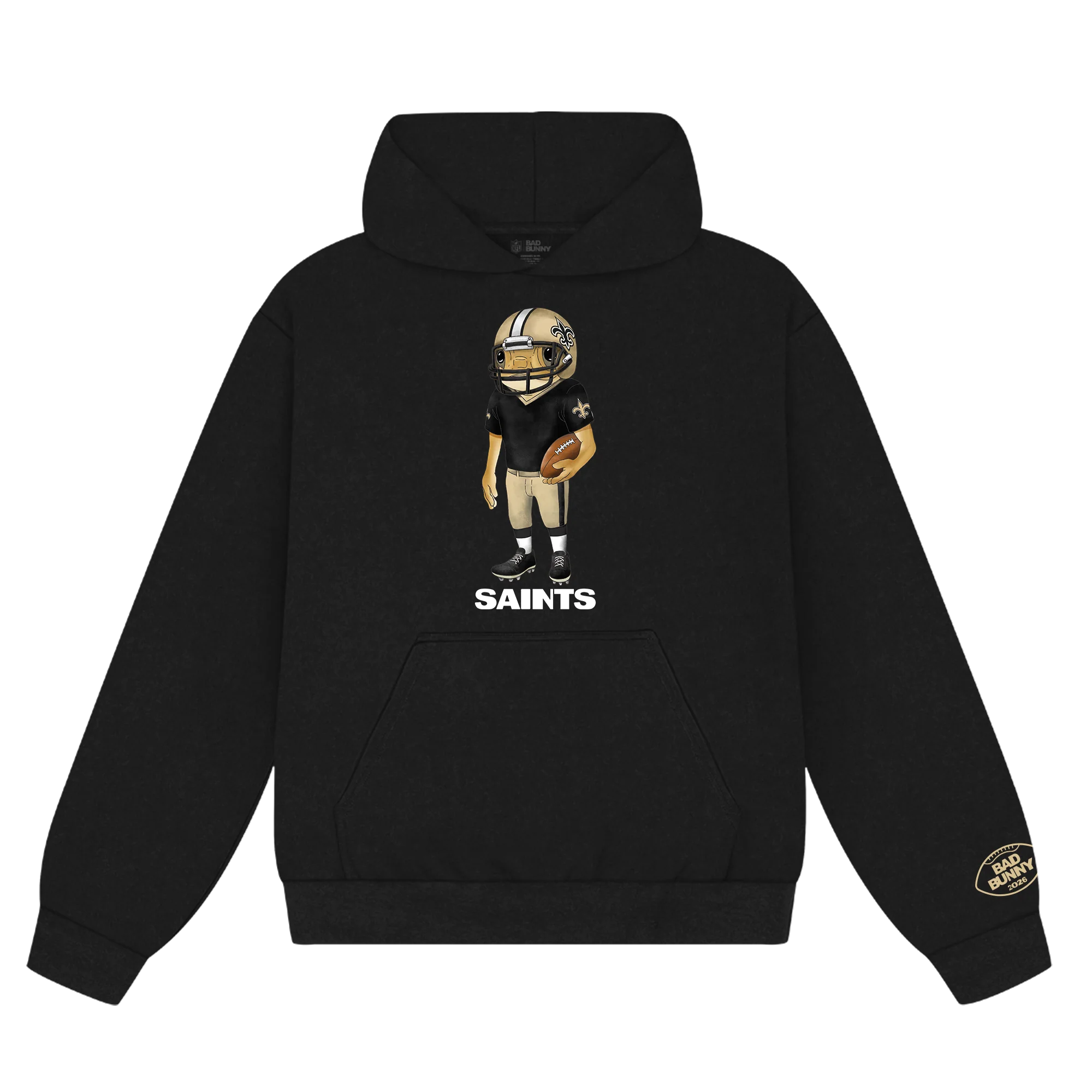 Bad Bunny x New Orleans Saints Concho Hoodie